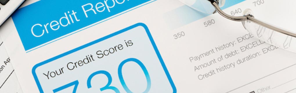Image of a sample credit report
